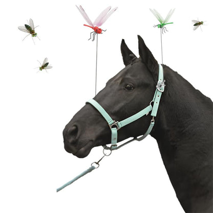 🌻3PCS Outdoor Dragonfly Rod Clip, Garden Metal Dragonfly Clip